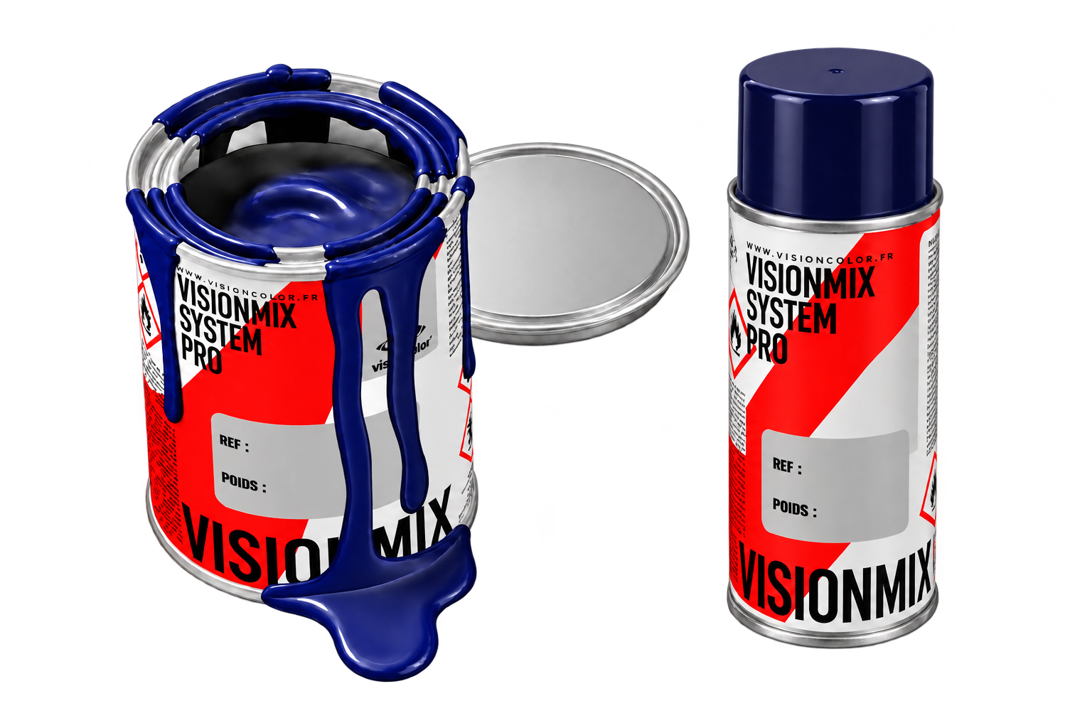Pot de peinture et aérosol Visioncolor Visionmix System Pro