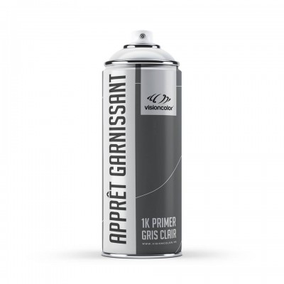 Aérosol apprêt garnissant 400 ml. Gris clair