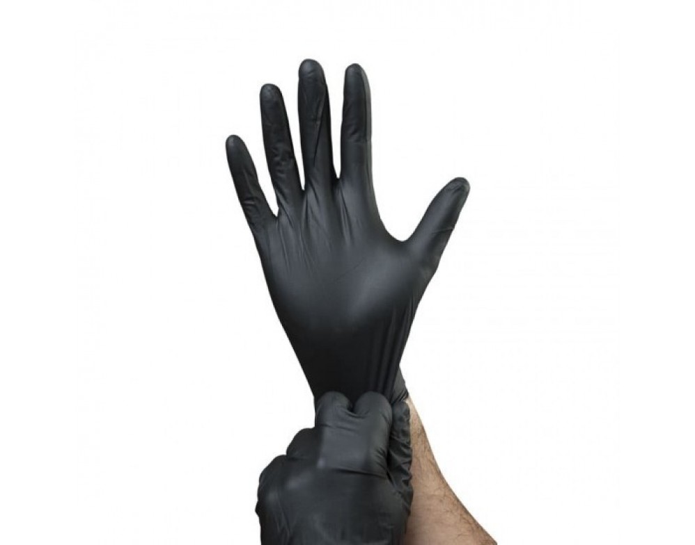 gants nitrile jetable sans latex (boite de 100unités)