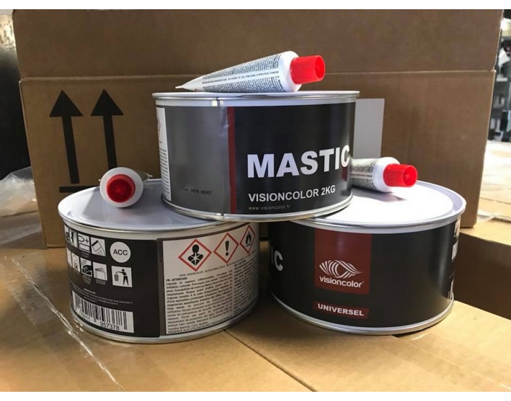 Mastic polyester conçu pour la réparation de carrosserie
