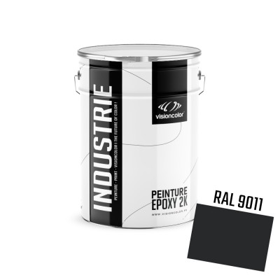 Peinture Sol EPOXY NOIR RAL 9011 25kg