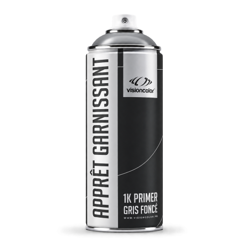Aérosol apprêt garnissant 400 ml. Gris foncé
