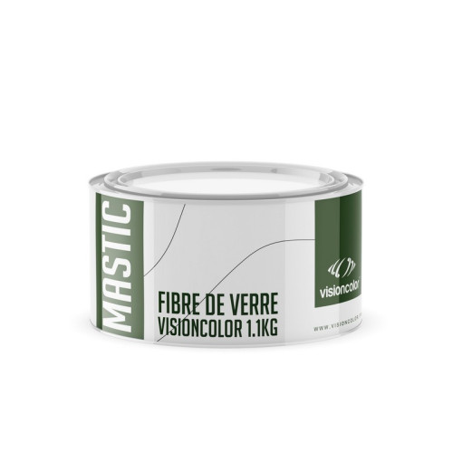 Mastic polyester fibres de verre 1kg