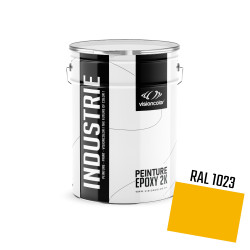 Peinture Sol EPOXY JAUNE RAL 1023 25kg